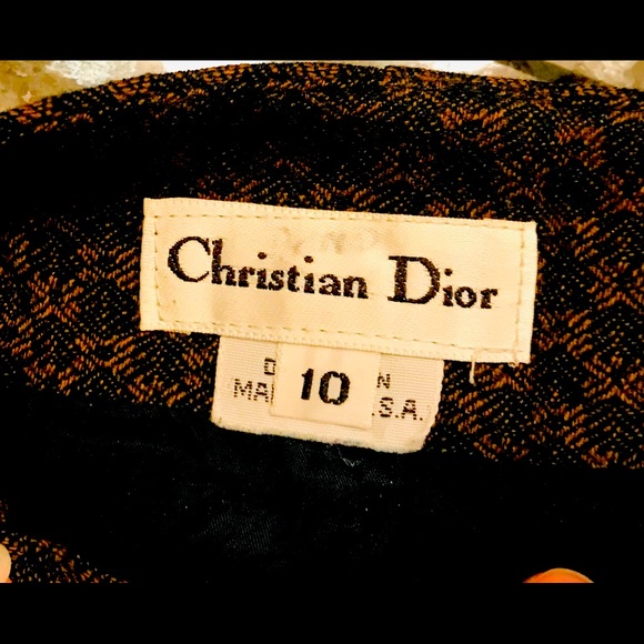 Vintage CHRISTIAN DIOR pencil skirt *UPDATED* - Picture 1 of 8